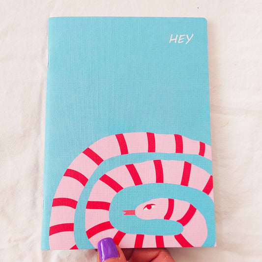 Quaderno a righe "I Ruvidi ONE" - 13x18cm - Copertina telata - Mod. HEY Snake