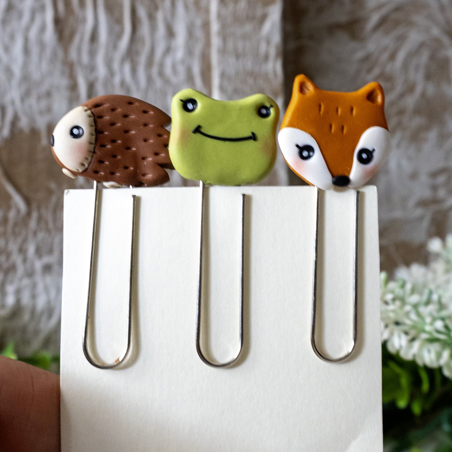 Clip coccolose - segnalibri Bosco