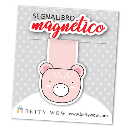 Segnalibro magnetico Maialino - 4x6cm