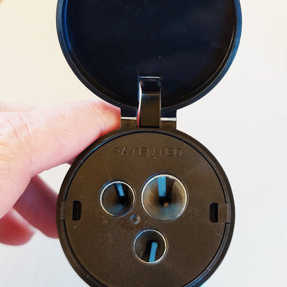 Temperino Tenks Glitter a sacchetto con 3 fori